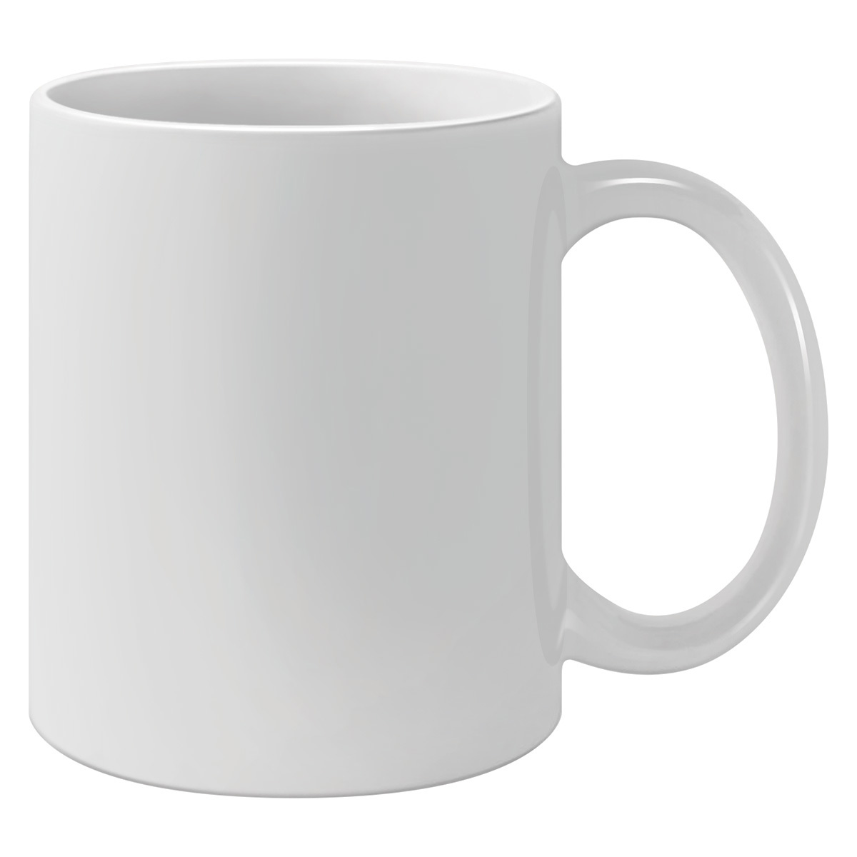 White Sublimation Mug · original supplier front reference