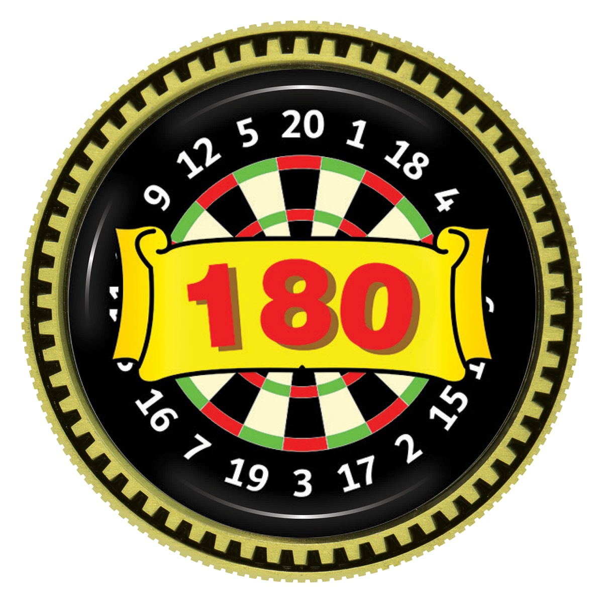 Parley Darts 180 Coin Medal