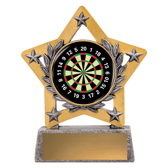 Mini Star Colour - Dartboard · 130mm · supplier code MSK66